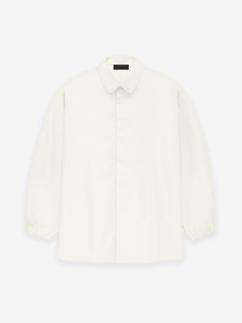 Fear Of God Button Down Shirt Cloud Dancer | FOG-SN593550