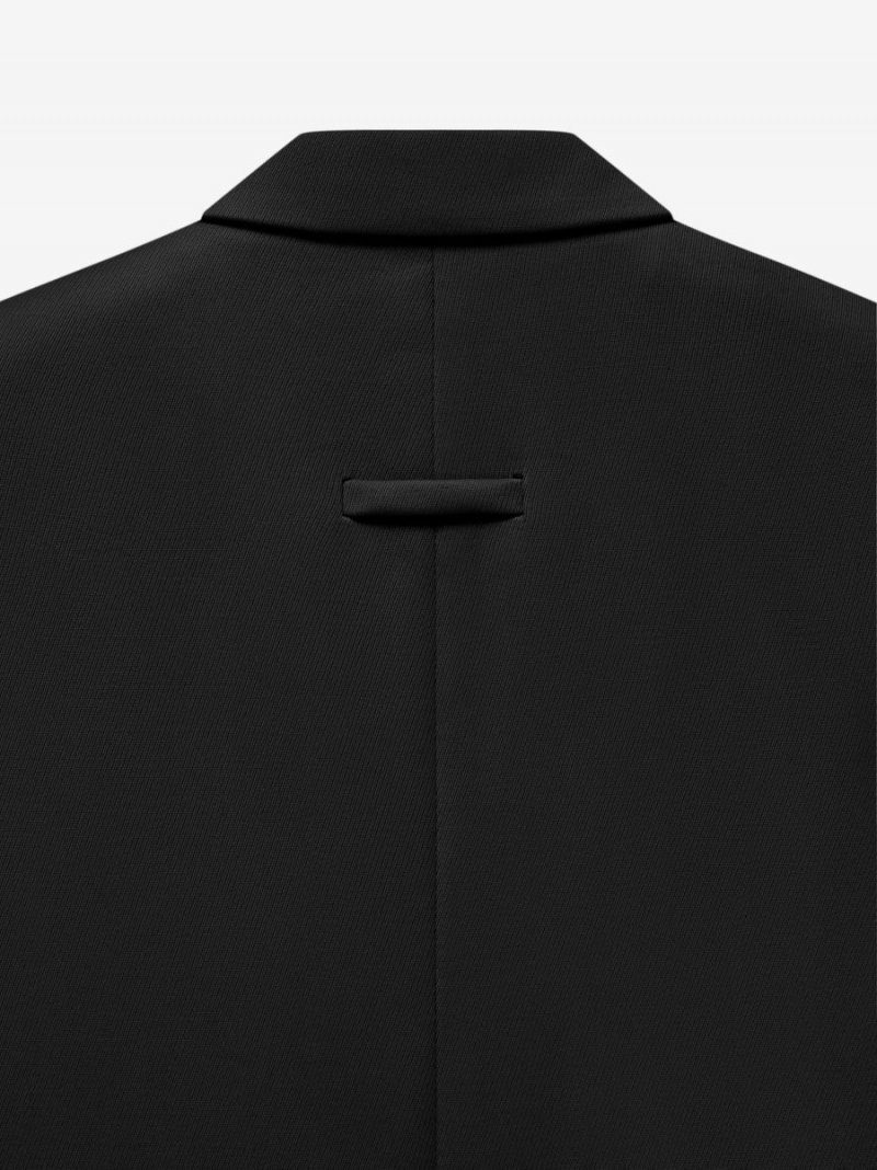 Fear Of God Cav Twill Suit Jacket Black | FOG-SN593395