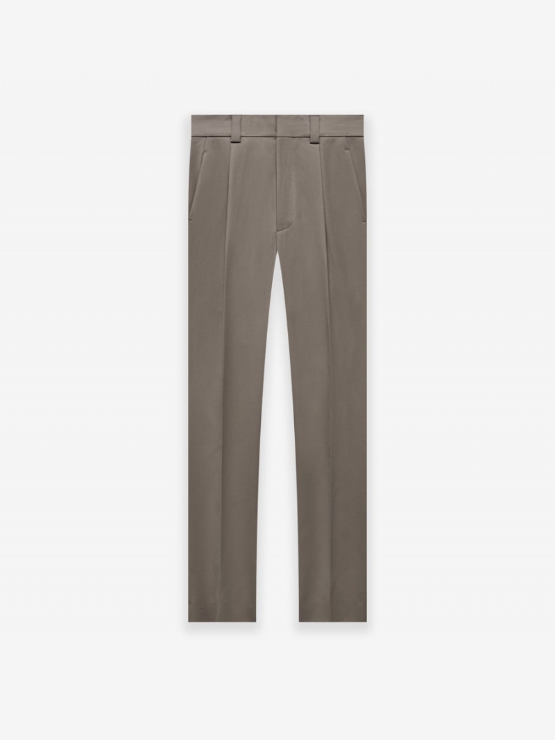 Fear Of God Cav Twill Suit Pant Dusty Concrete | FOG-SN593375