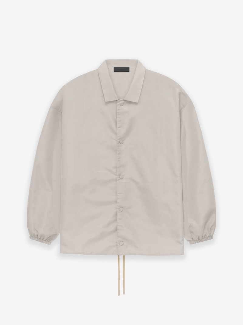 Fear Of God Coaches Jacket Silver Cloud | FOG-SN593623