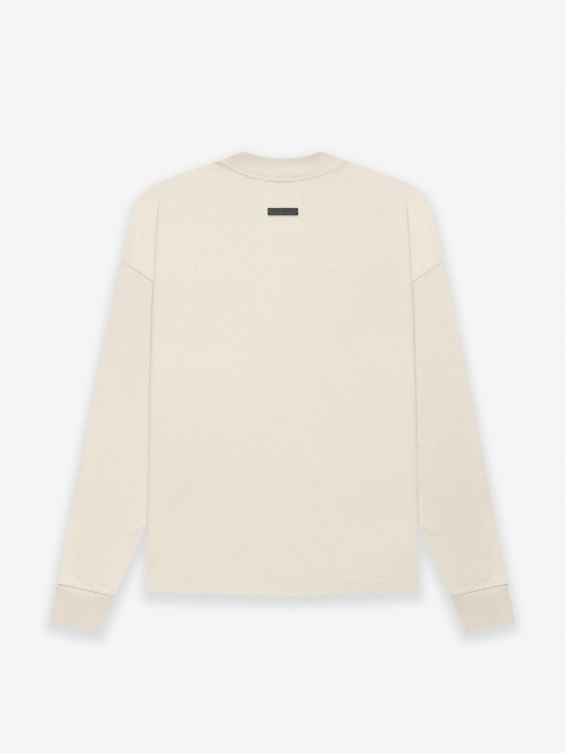 Fear Of God Cotton Ls T-shirt Cement | FOG-SN593347