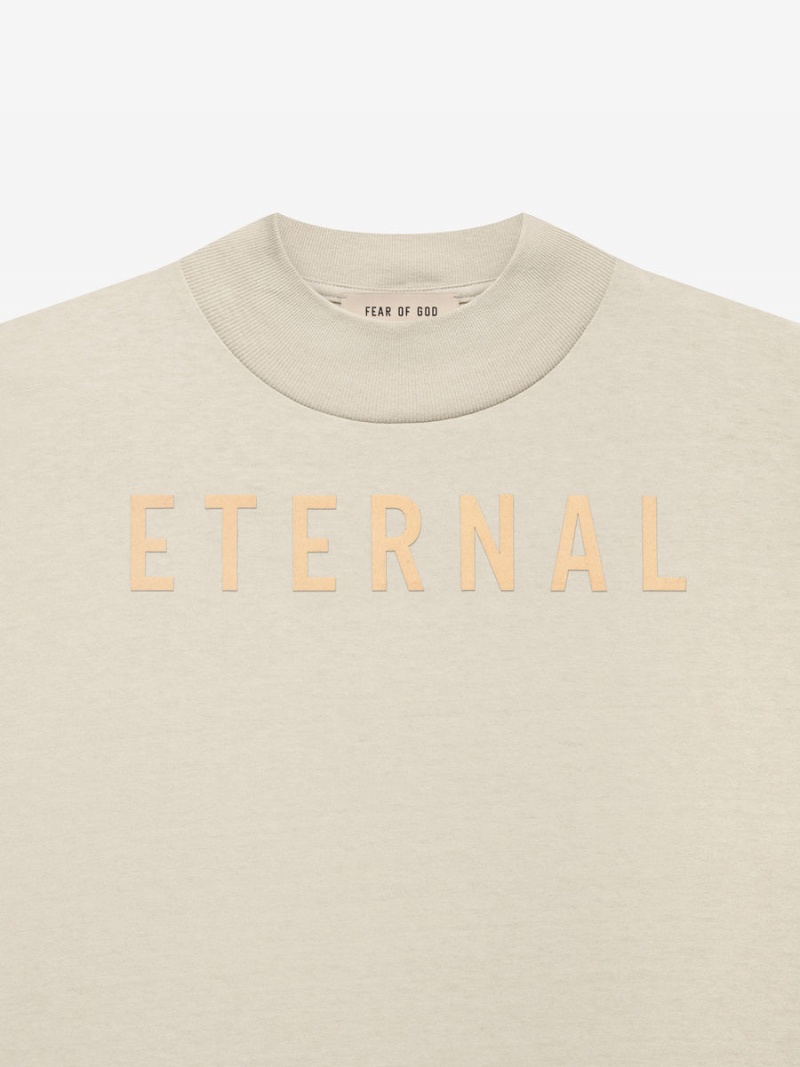 Fear Of God Cotton Ls T-shirt Cement | FOG-SN593347