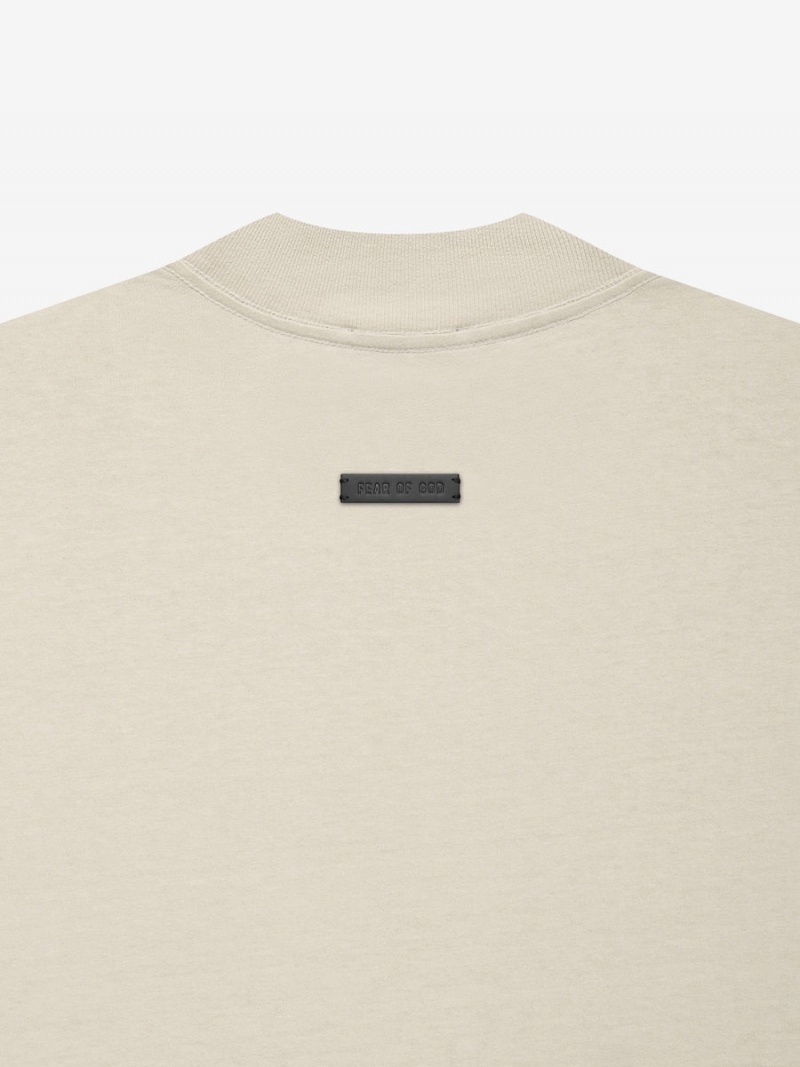 Fear Of God Cotton Ls T-shirt Cement | FOG-SN593347