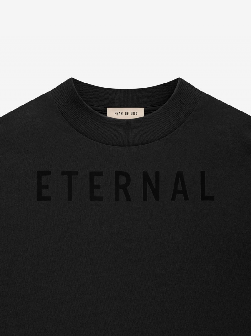 Fear Of God Cotton Ss T-shirt Black | FOG-SN593340