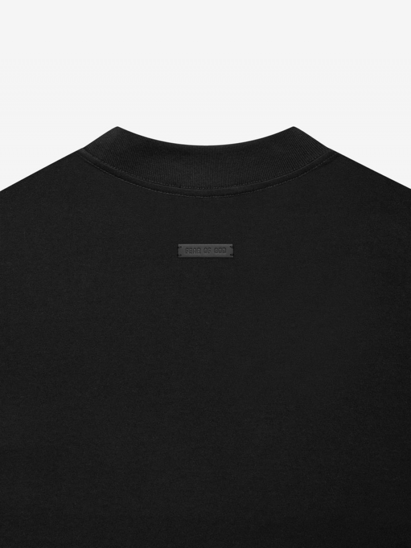 Fear Of God Cotton Ss T-shirt Black | FOG-SN593340