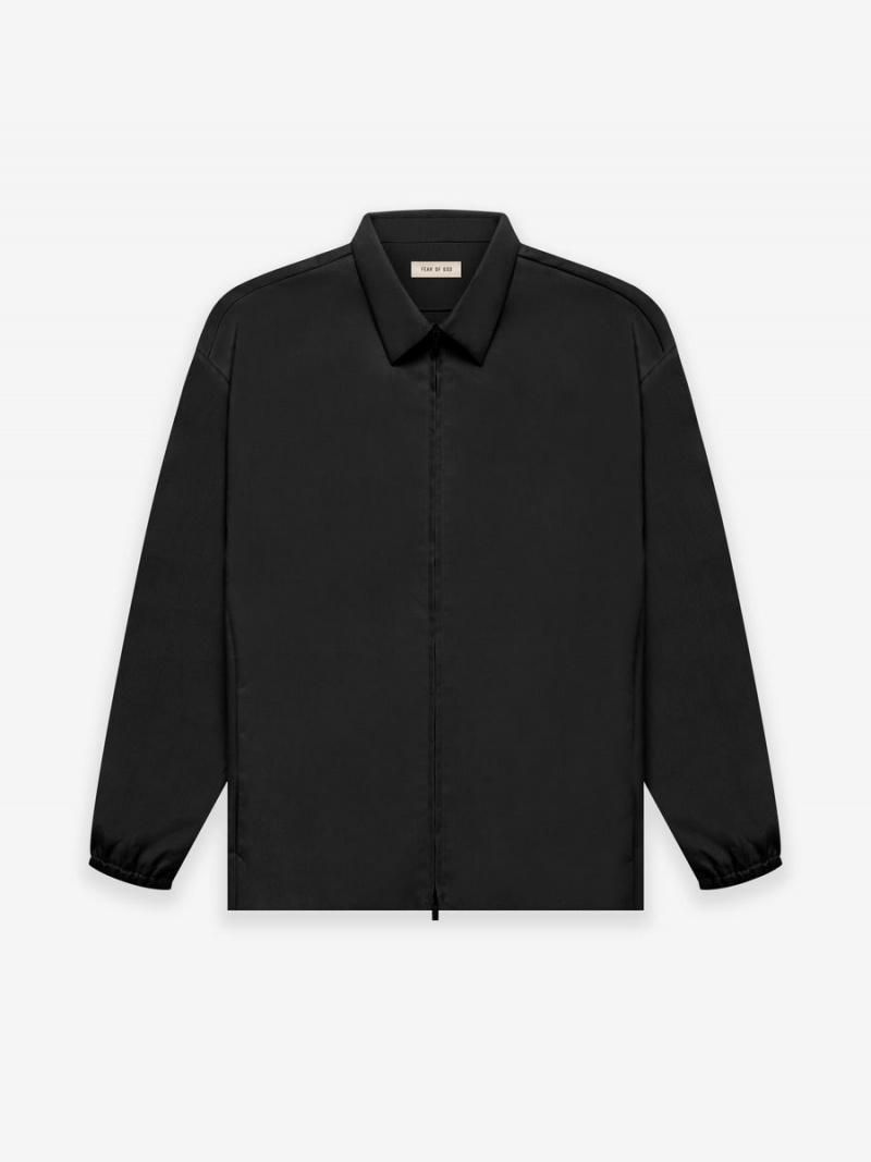 Fear Of God Cotton Work Jacket Black | FOG-SN593417