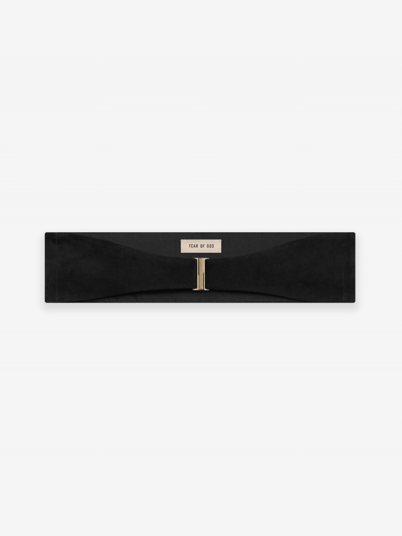 Fear Of God Cummerbund Suede Black | FOG-SN593512