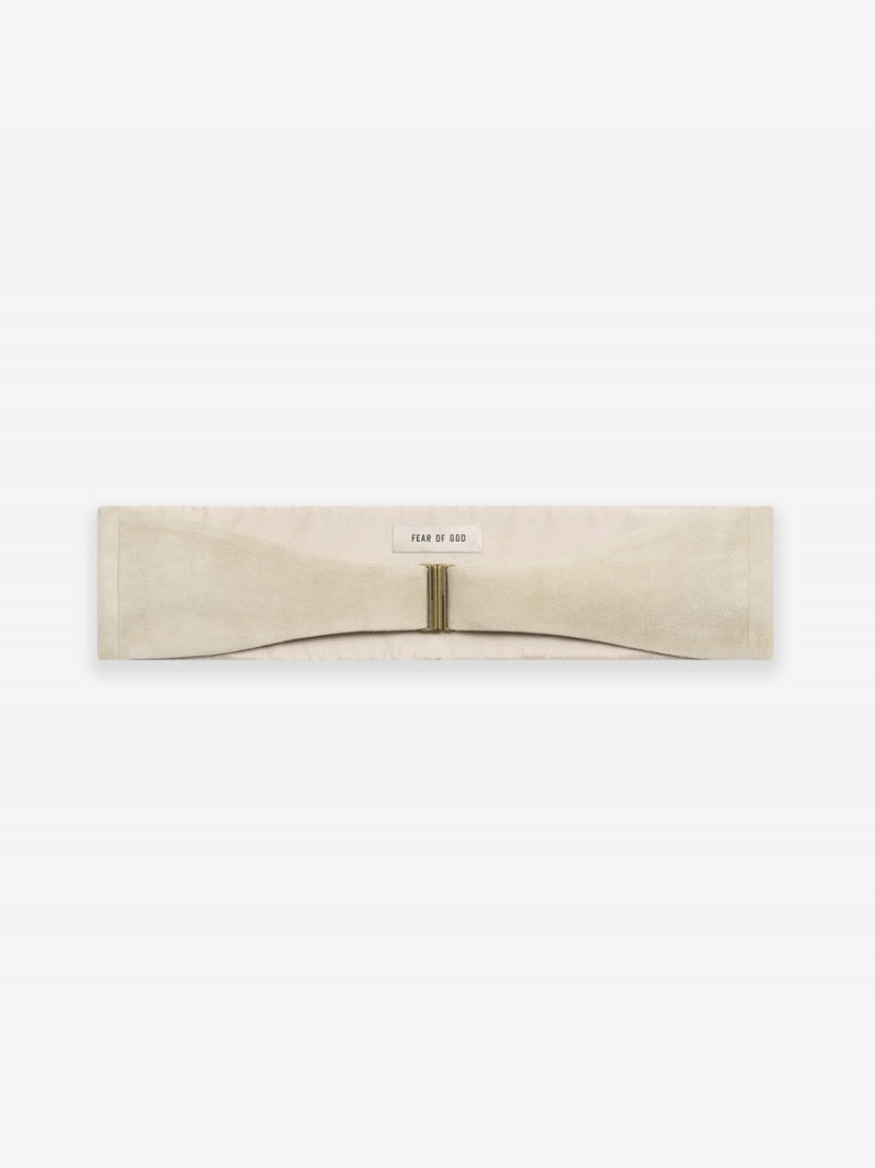 Fear Of God Cummerbund Suede Dusty Beige | FOG-SN593521