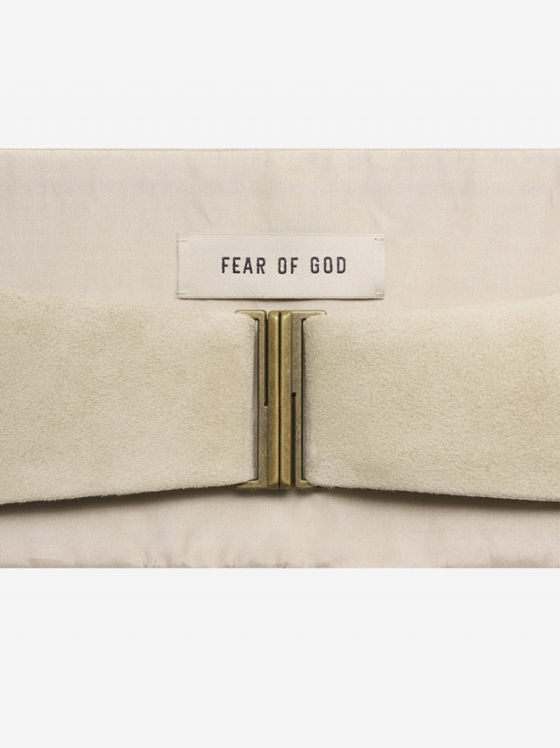 Fear Of God Cummerbund Suede Dusty Beige | FOG-SN593521