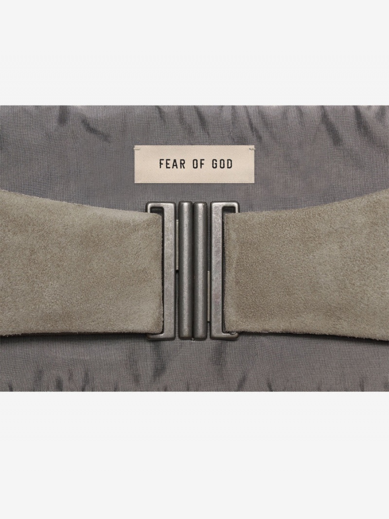 Fear Of God Cummerbund Suede Dusty Concrete | FOG-SN593522