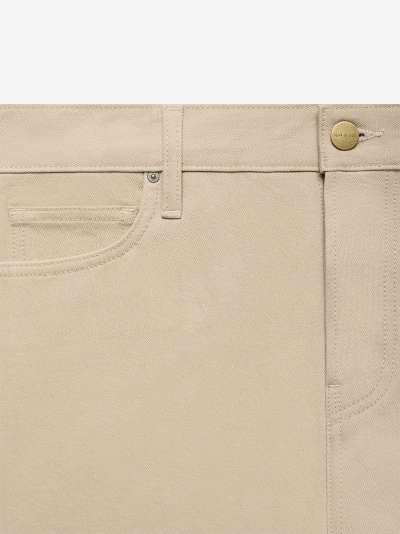 Fear Of God Denim 5 Pocket Dusty Beige | FOG-SN593444