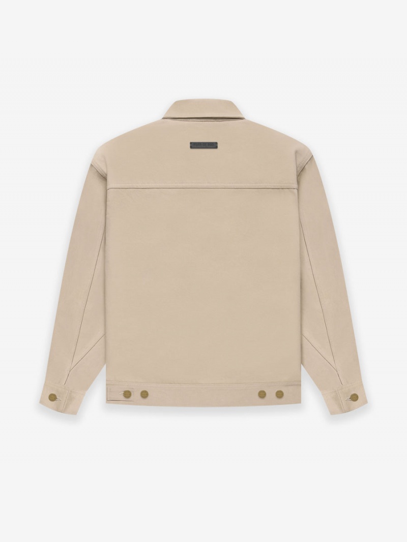 Fear Of God Denim Jacket Dusty Beige | FOG-SN593408