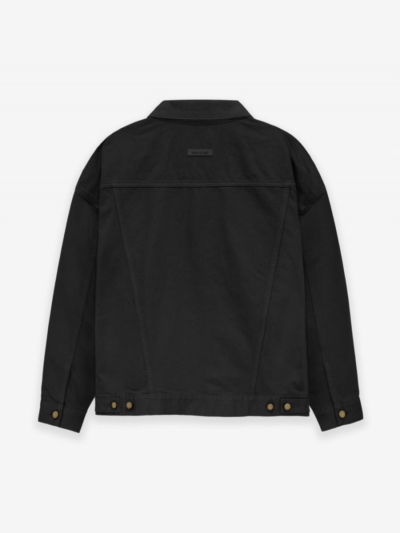 Fear Of God Denim Jacket Jet Black | FOG-SN593625