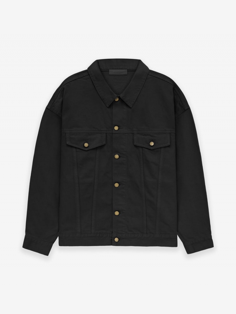 Fear Of God Denim Jacket Jet Black | FOG-SN593625