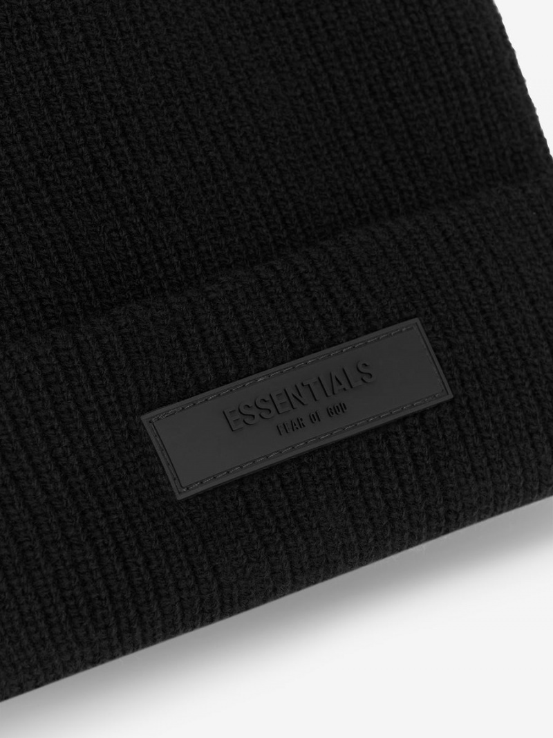 Fear Of God Essentials Beanie Black | FOG-SN593639