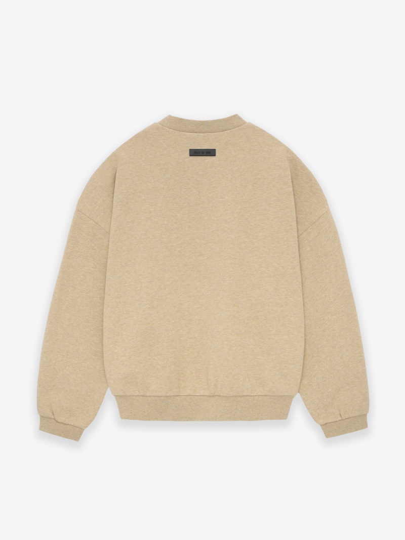 Fear Of God Essentials Crewneck Gold Heather | FOG-SN593551