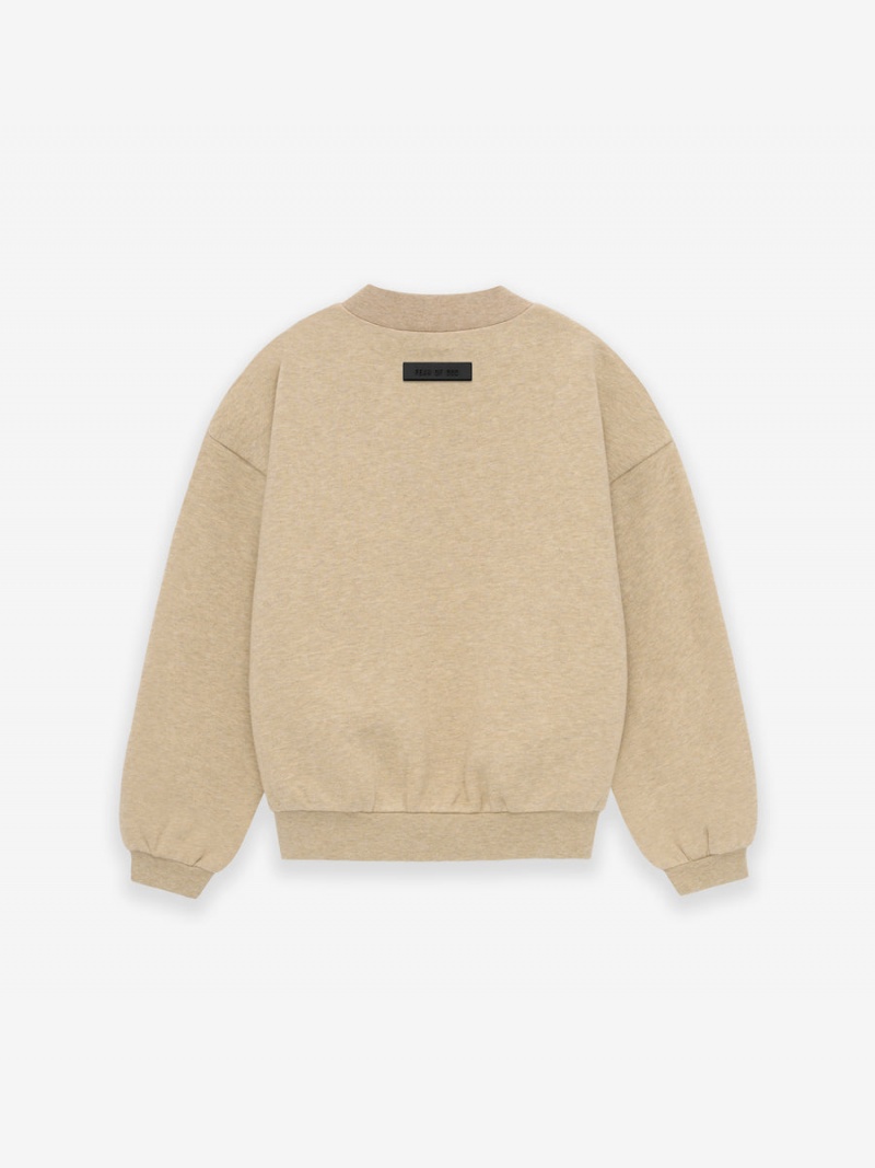 Fear Of God Essentials Crewneck Gold Heather | FOG-SN593801