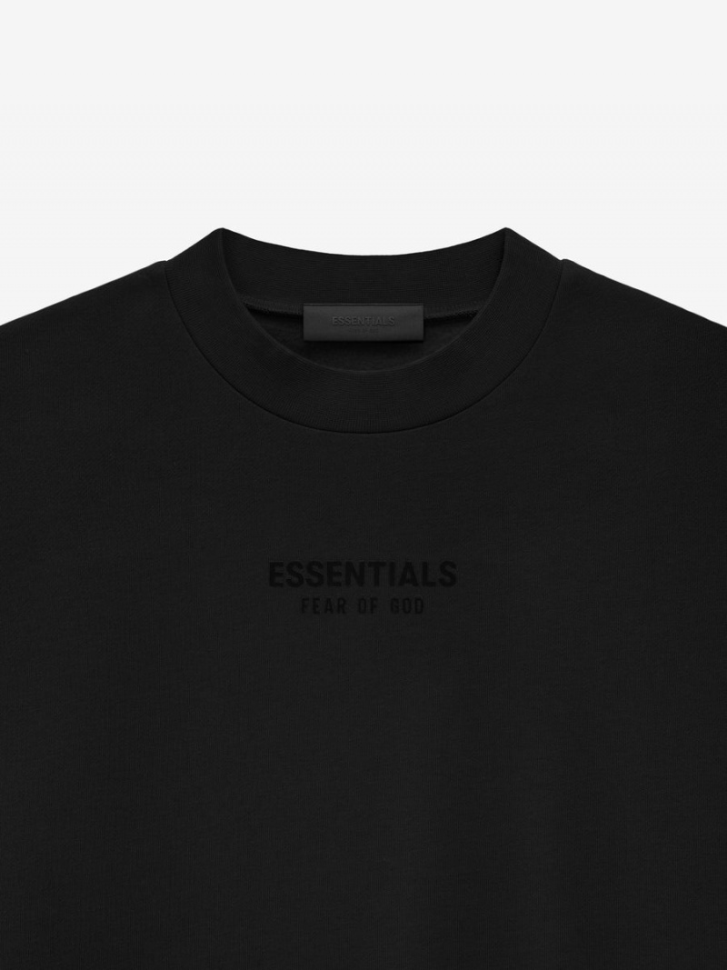 Fear Of God Essentials Crewneck Jet Black | FOG-SN593553