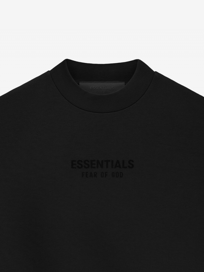 Fear Of God Essentials Crewneck Jet Black | FOG-SN593803