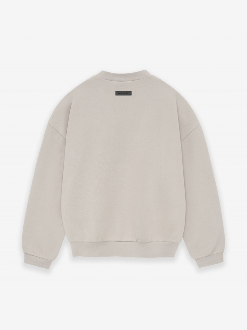 Fear Of God Essentials Crewneck Silver Cloud | FOG-SN593554