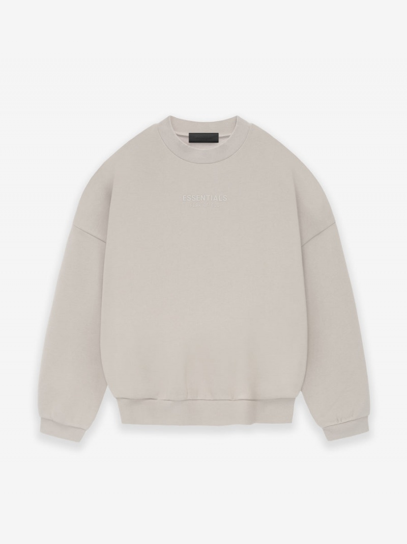 Fear Of God Essentials Crewneck Silver Cloud | FOG-SN593554