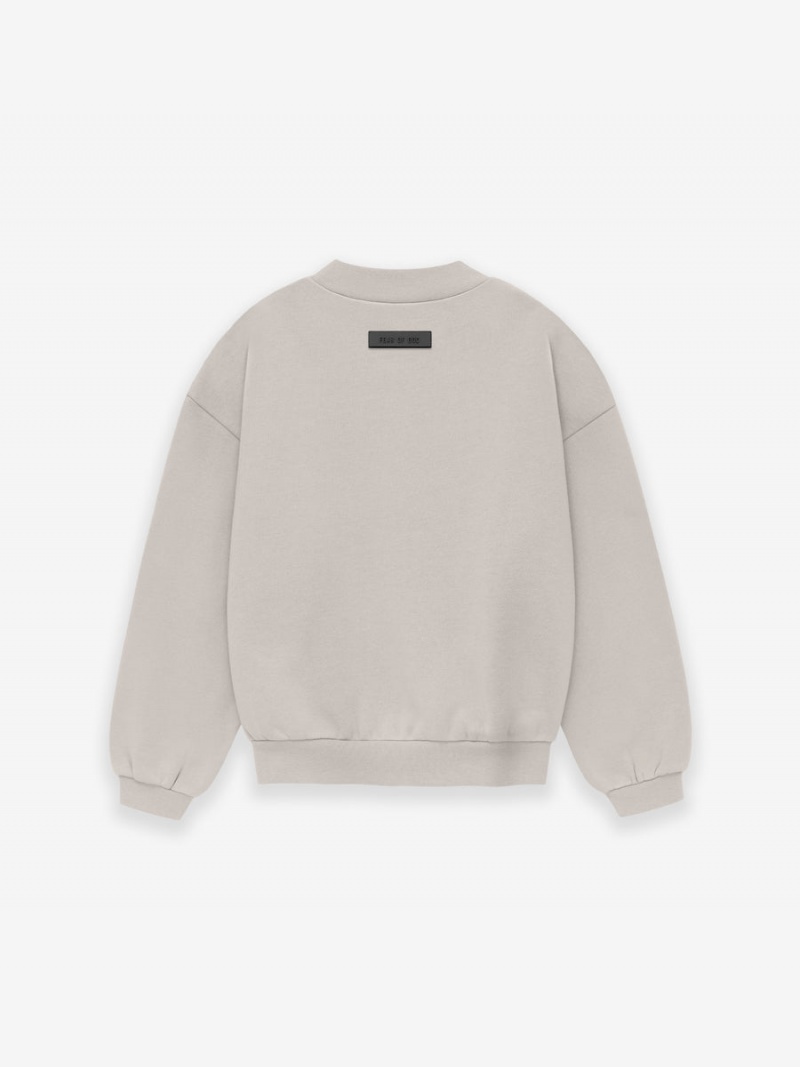 Fear Of God Essentials Crewneck Silver Cloud | FOG-SN593804