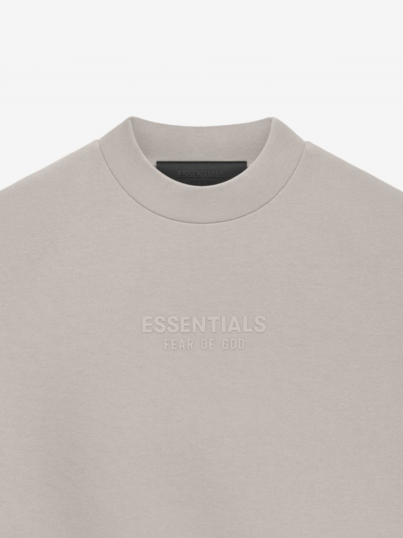 Fear Of God Essentials Crewneck Silver Cloud | FOG-SN593804