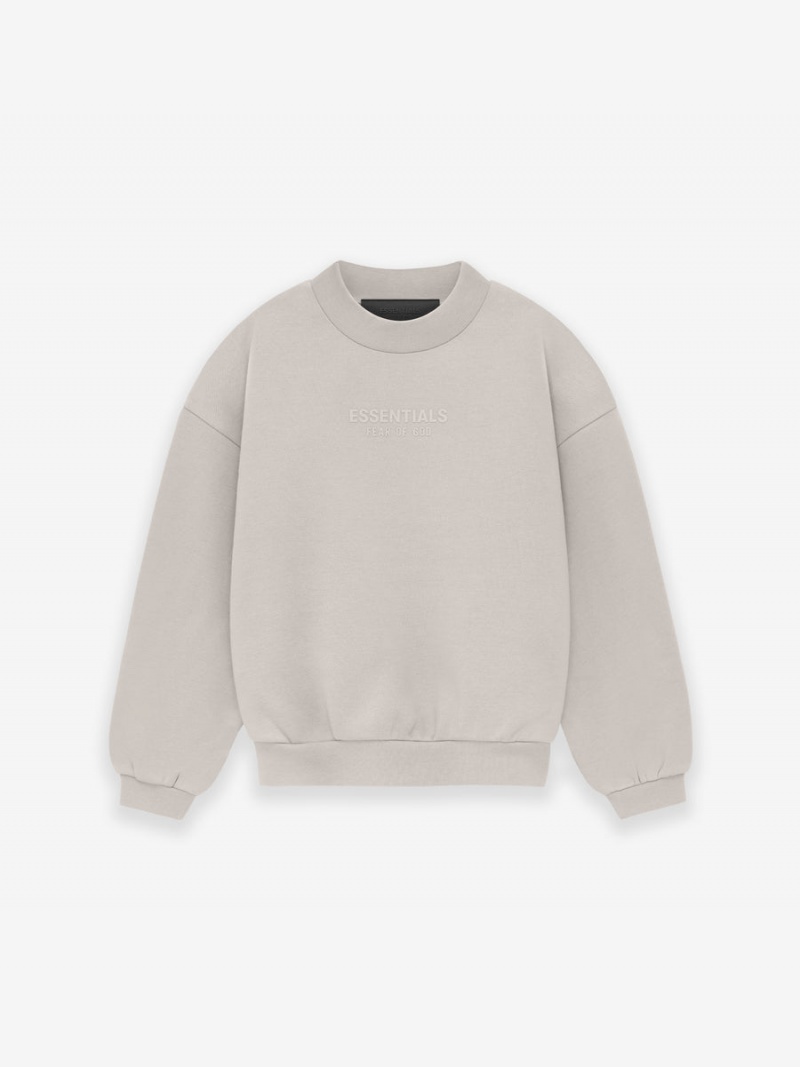 Fear Of God Essentials Crewneck Silver Cloud | FOG-SN593804