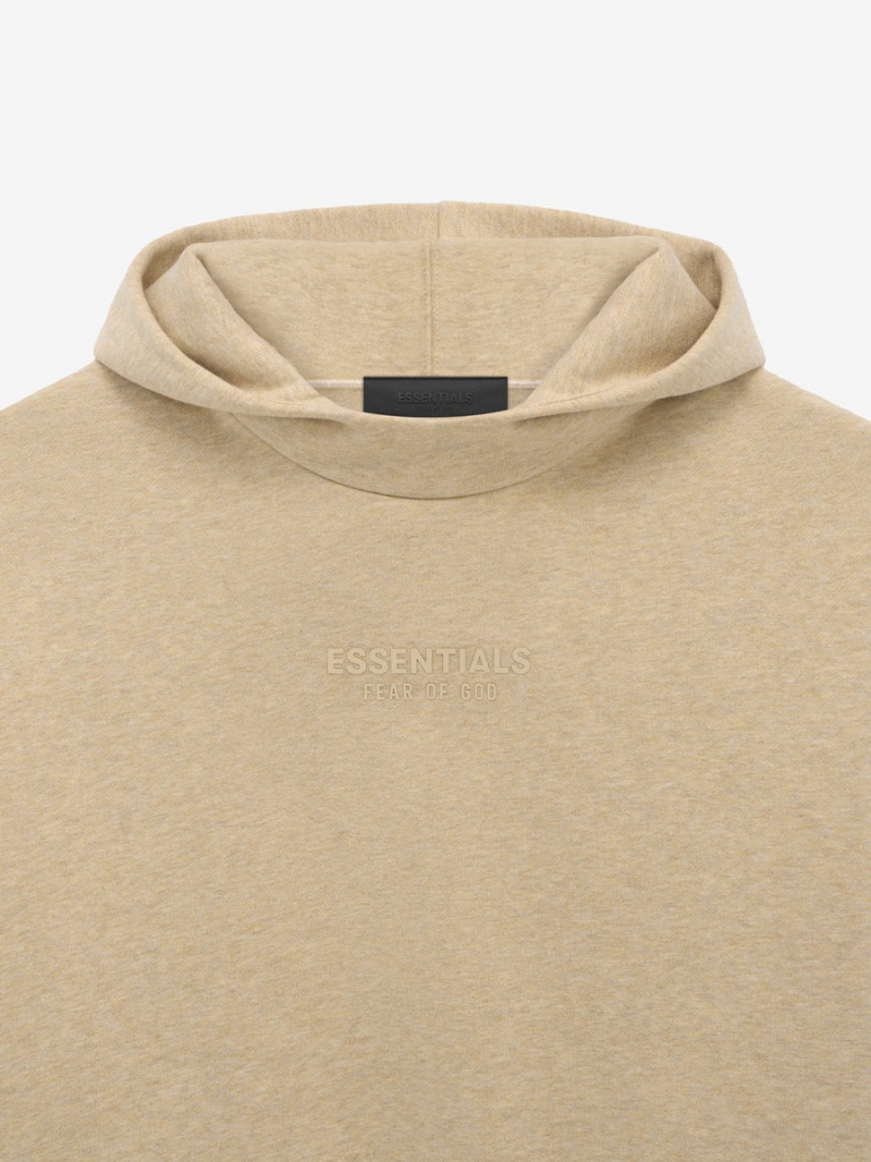 Fear Of God Essentials Hoodie Gold Heather | FOG-SN593558