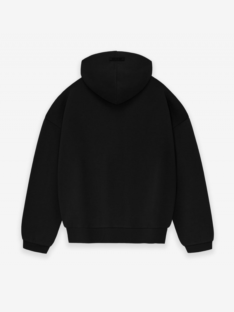 Fear Of God Essentials Hoodie Jet Black | FOG-SN593564