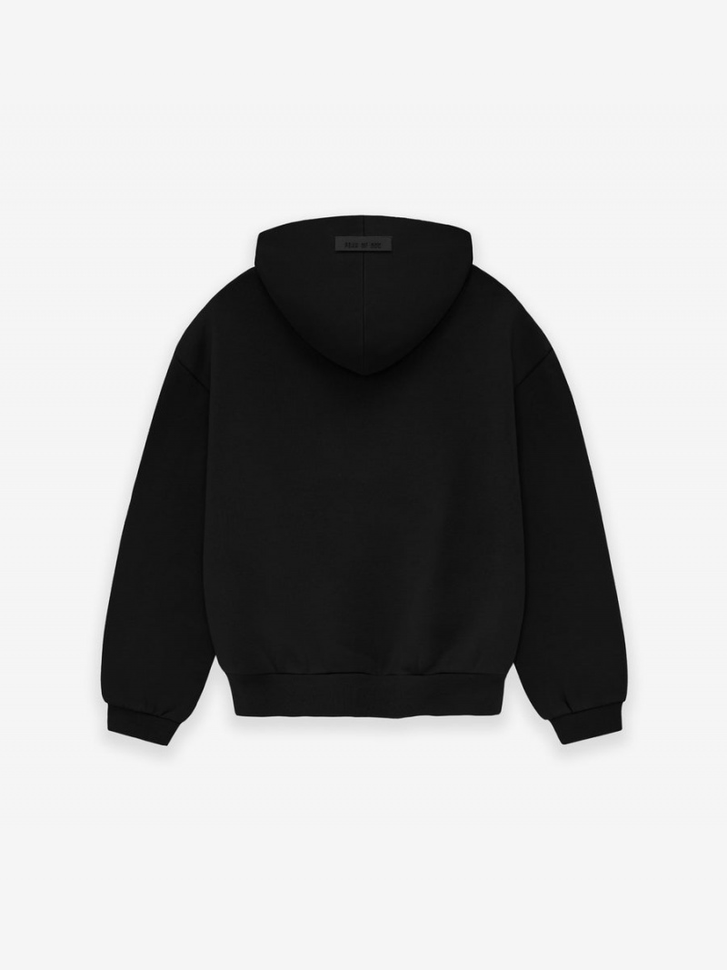 Fear Of God Essentials Hoodie Jet Black | FOG-SN593814