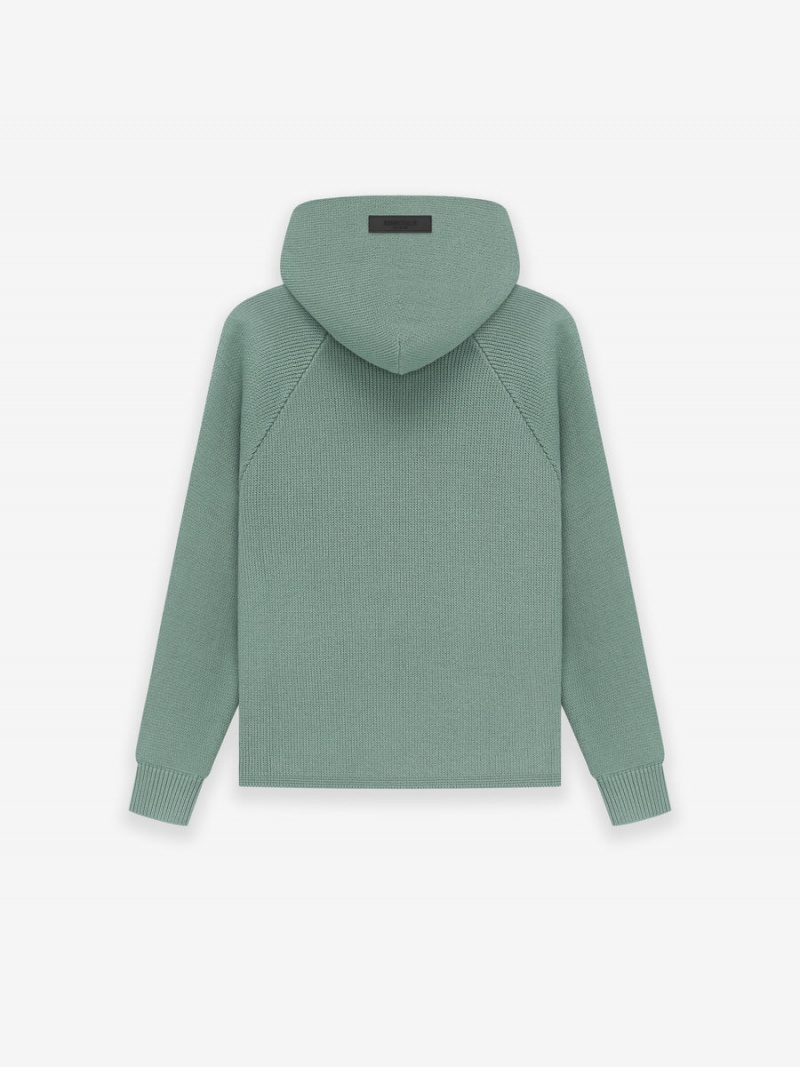 Fear Of God Essentials Knit Hoodie Sycamore | FOG-SN593765