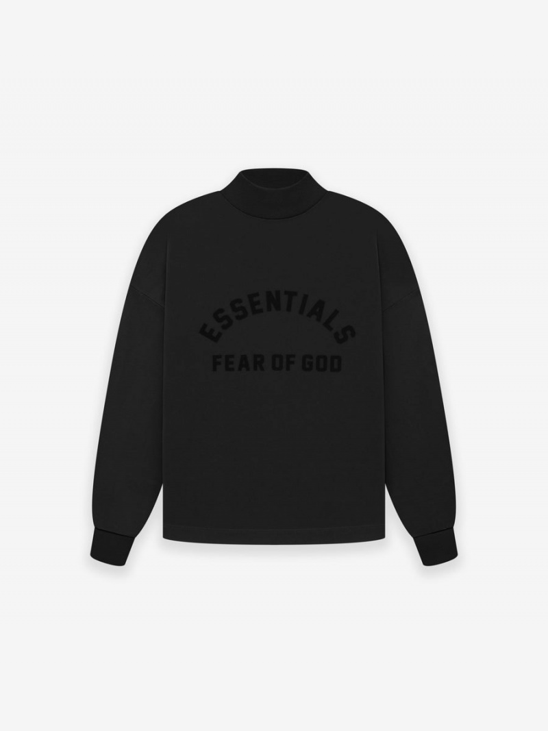 Fear Of God Essentials Ls Tee Black | FOG-SN593777