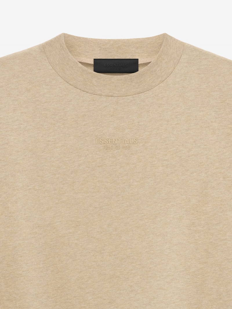 Fear Of God Essentials Ls Tee Gold Heather | FOG-SN593543