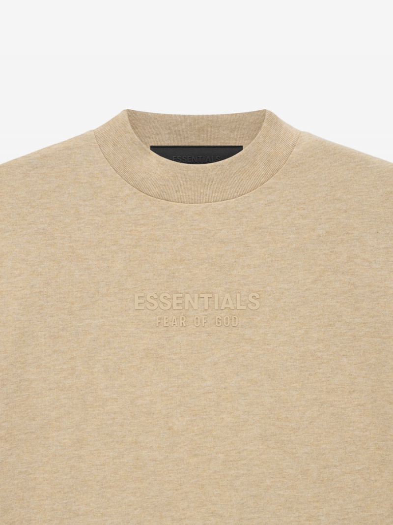 Fear Of God Essentials Ls Tee Gold Heather | FOG-SN593788