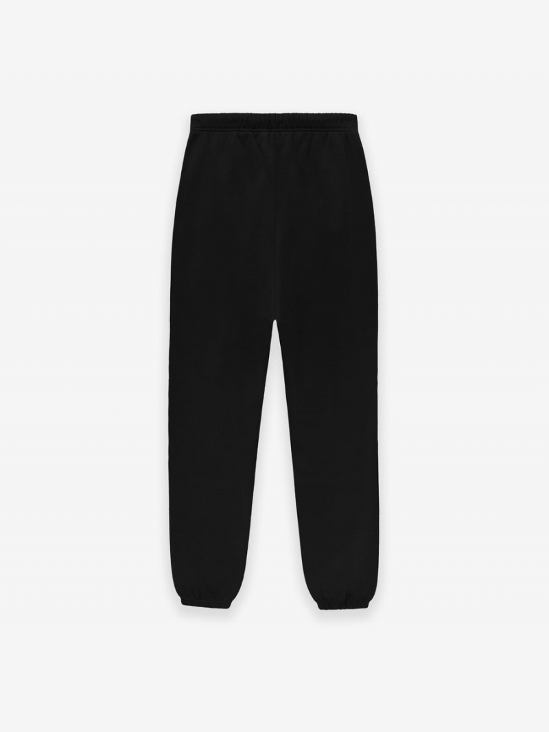 Fear Of God Essentials Sweatpant Jet Black | FOG-SN593595