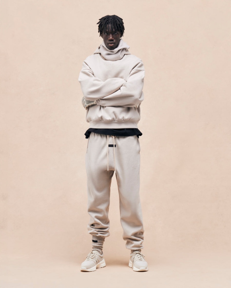 Fear Of God Essentials Sweatpant Silver Cloud | FOG-SN593596