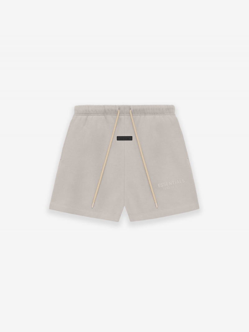 Fear Of God Essentials Sweatshort Silver Cloud | FOG-SN593585