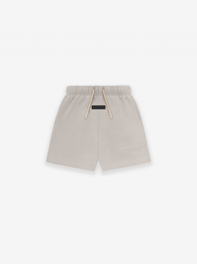 Fear Of God Essentials Sweatshort Silver Cloud | FOG-SN593856