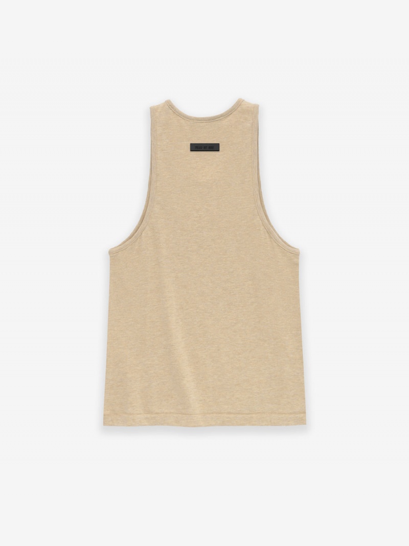 Fear Of God Essentials Tanktop Gold Heather | FOG-SN593678