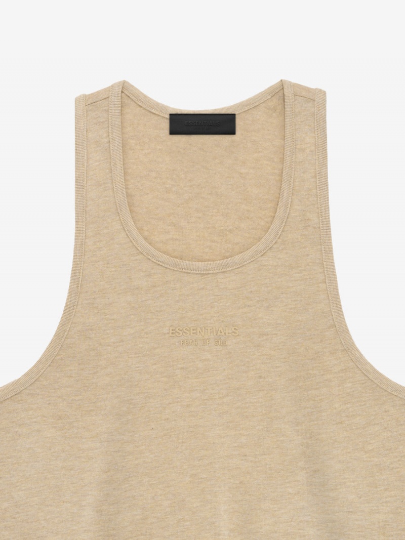 Fear Of God Essentials Tanktop Gold Heather | FOG-SN593678