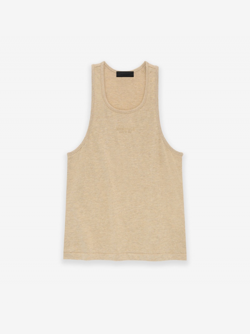 Fear Of God Essentials Tanktop Gold Heather | FOG-SN593678