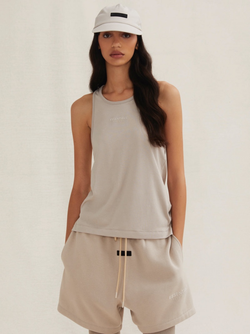 Fear Of God Essentials Tanktop Silver Cloud | FOG-SN593680