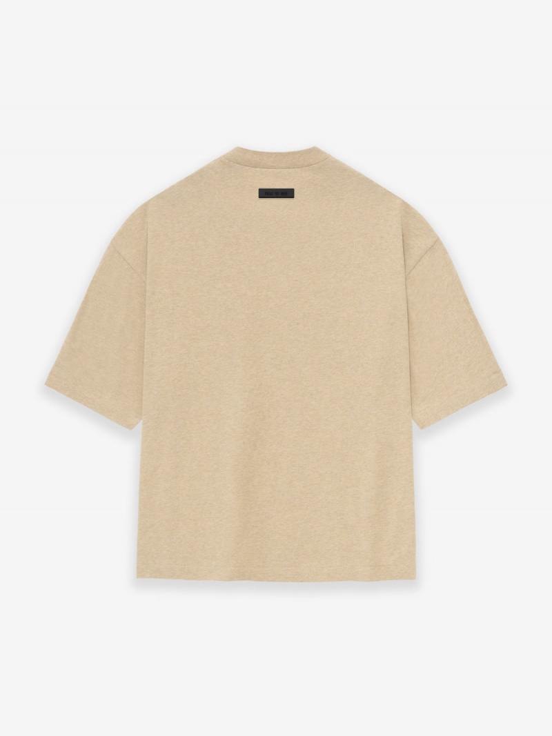 Fear Of God Essentials Tee Gold Heather | FOG-SN593557