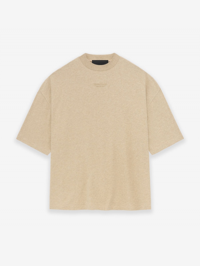 Fear Of God Essentials Tee Gold Heather | FOG-SN593557