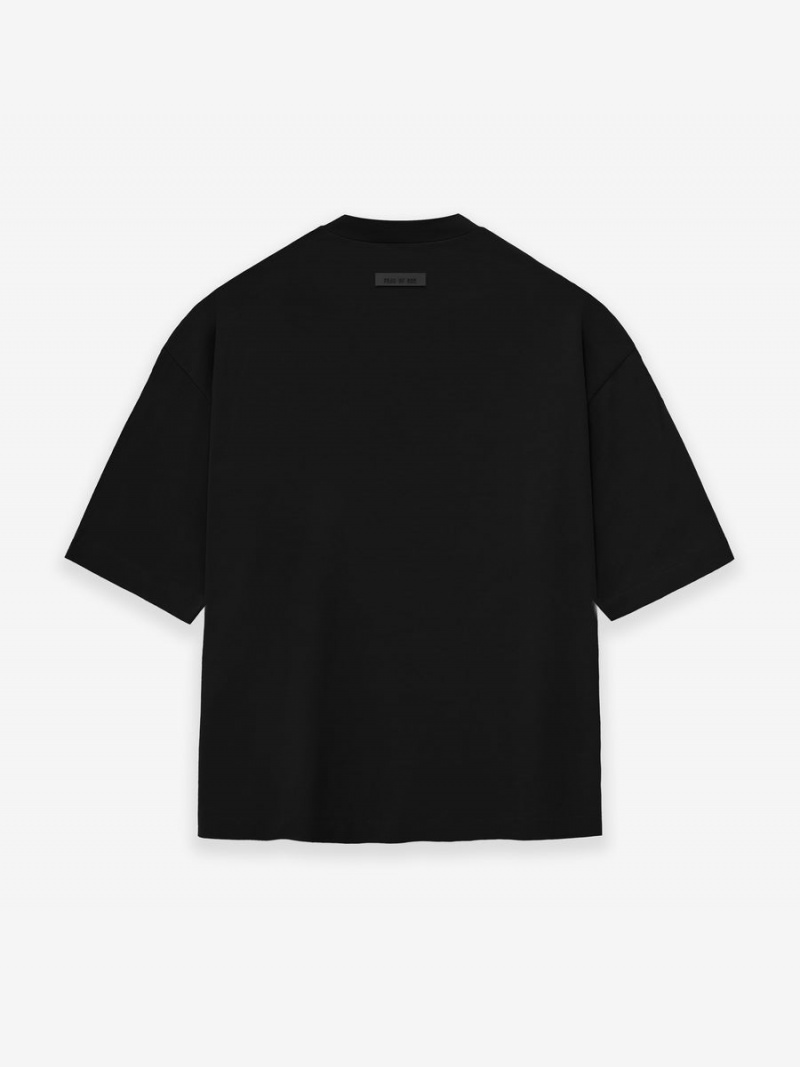 Fear Of God Essentials Tee Jet Black | FOG-SN593563