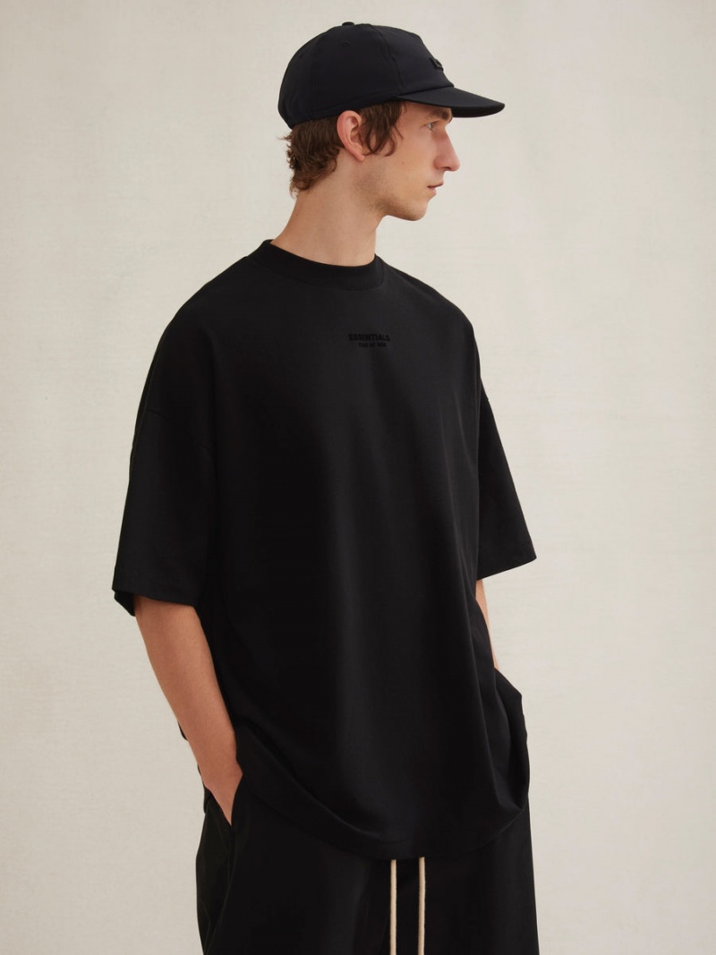 Fear Of God Essentials Tee Jet Black | FOG-SN593563