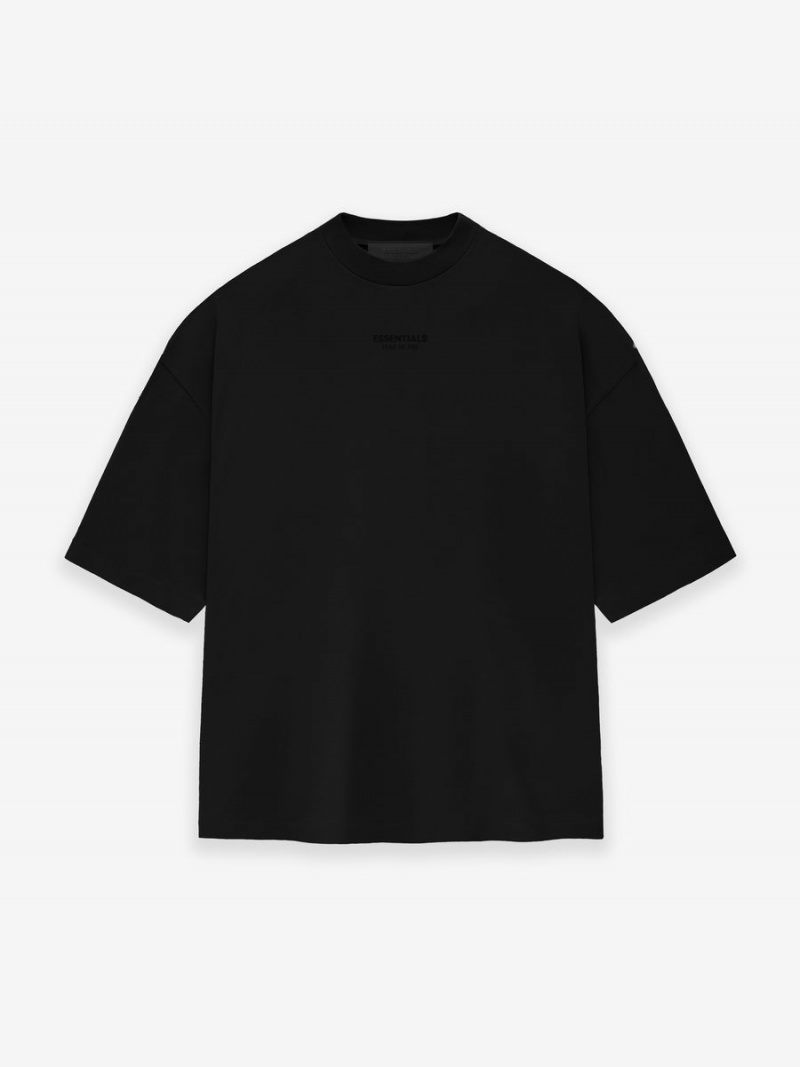 Fear Of God Essentials Tee Jet Black | FOG-SN593563