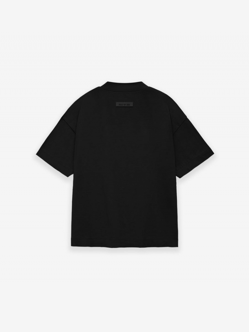 Fear Of God Essentials Tee Jet Black | FOG-SN593813