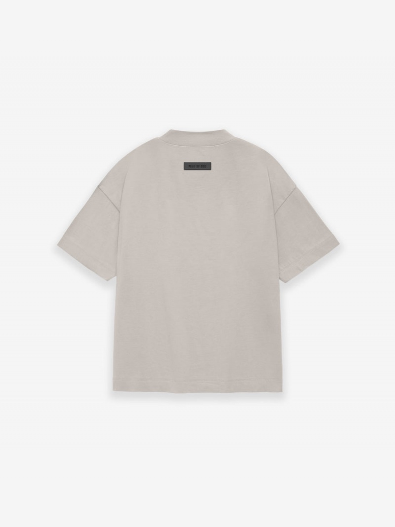 Fear Of God Essentials Tee Silver Cloud | FOG-SN593816